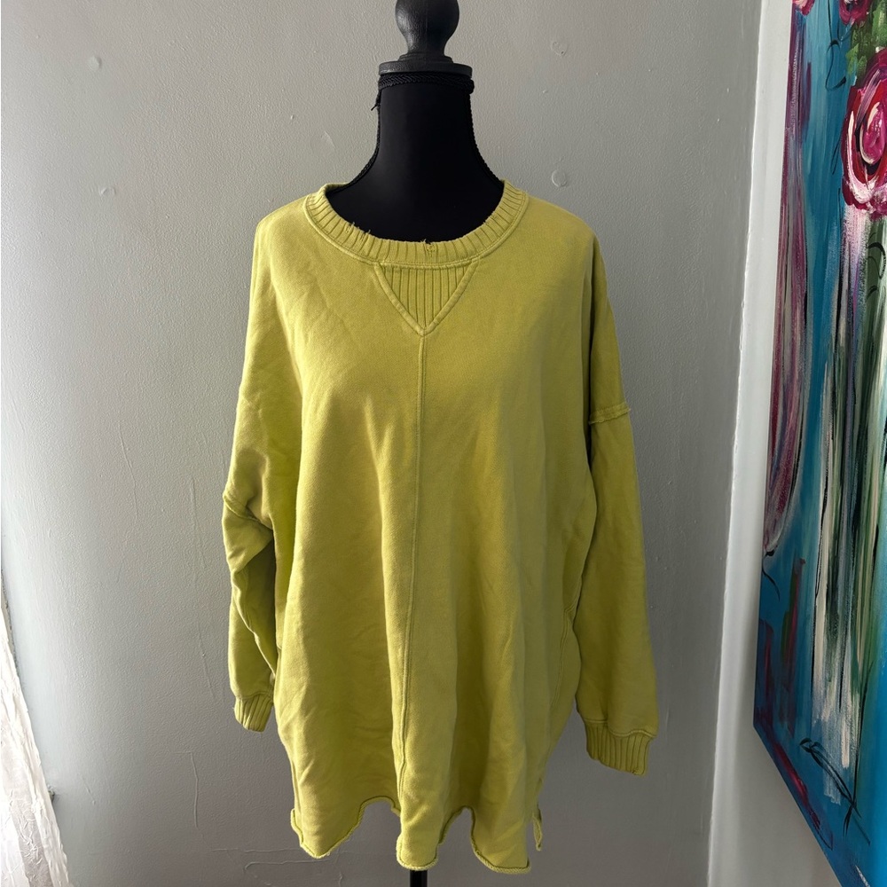 Aerie down to earth crew sweatshirt staying kind feeling cool oversized M